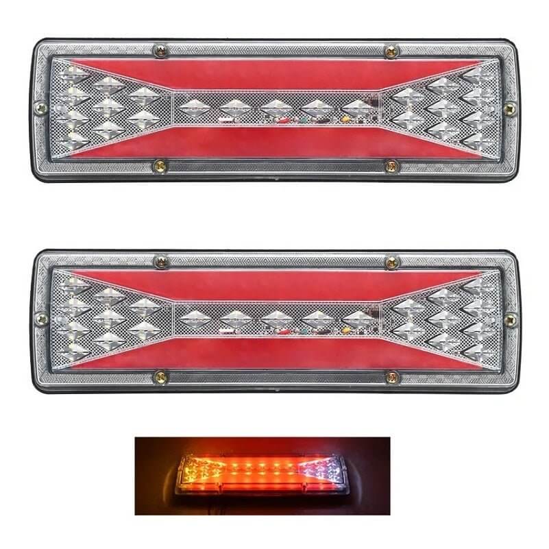 12V Комплект мултифункционални диодни стопове - T43