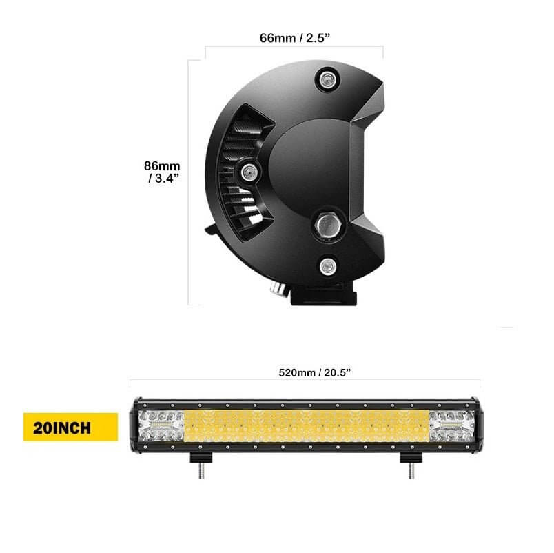 16d диоден лед бар / LED bar 52см – снимка 2