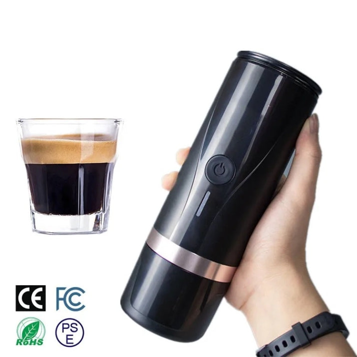 Преносима кафемашина за капсули и смляно кафе espresso с загряване – снимка 2