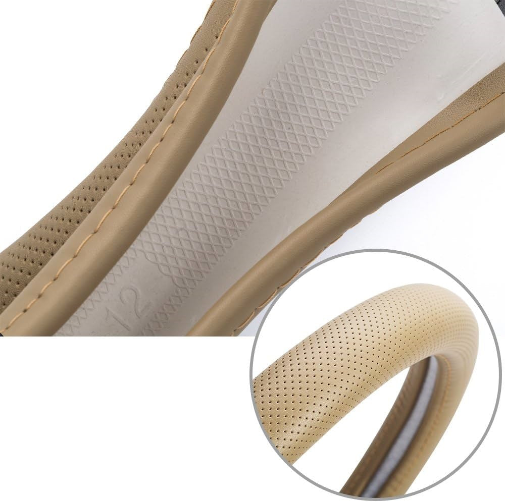Калъф за волан 38см Бежово - T338 – снимка 3