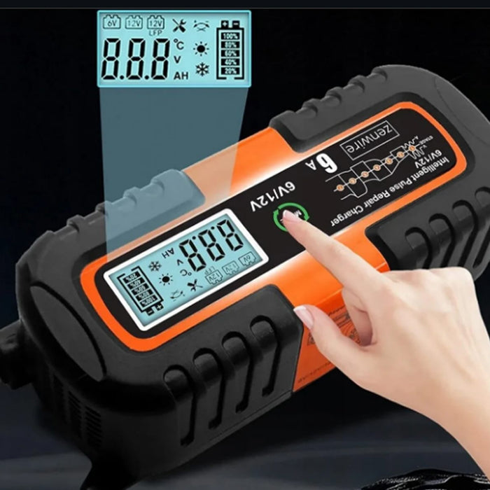 Зарядно за акумулатор 6A / 6-12V SMART – снимка 5