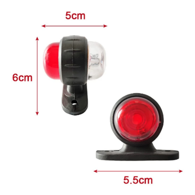 LED мини рогче за камион ремарке платформа тип очички 12V-24V – снимка 3