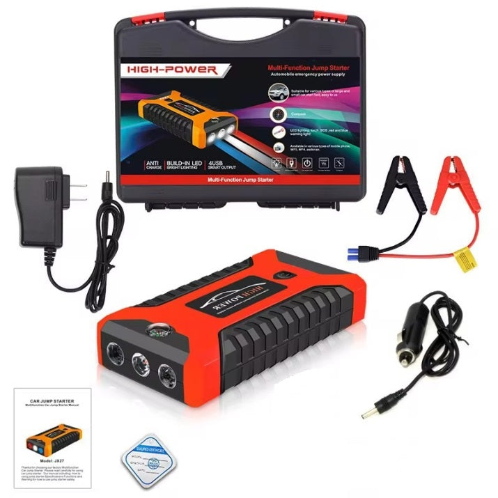 Мултифункционален автомобилен стартер Jump Starter 99800mAh, 12V, Максимален ток 600A