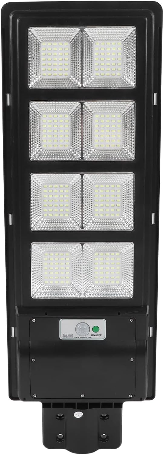 Улична соларна лампа Jortan със соларен панел и стойка, 400W, IP66, 12-16 часа автономия, Батерия 30 – снимка 5