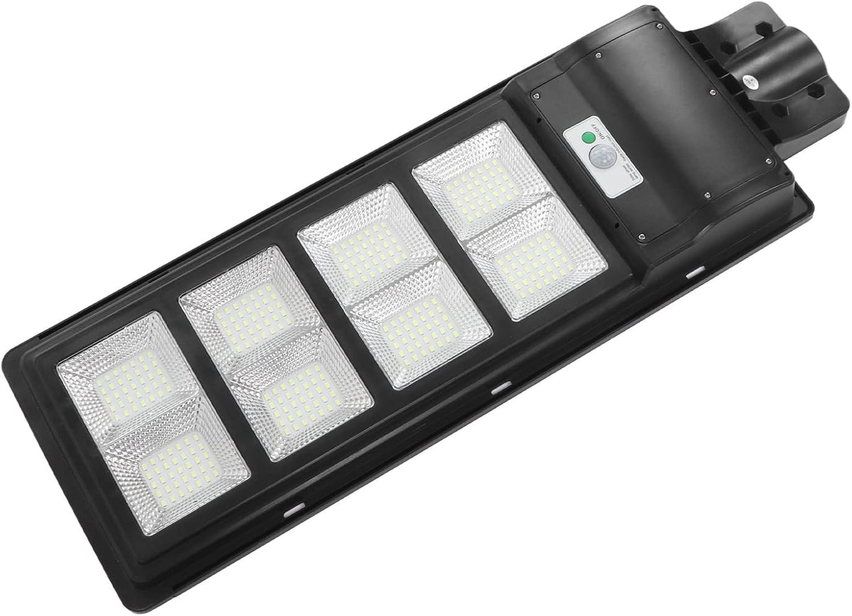 Улична соларна лампа Jortan със соларен панел и стойка, 400W, IP66, 12-16 часа автономия, Батерия 30 – снимка 2