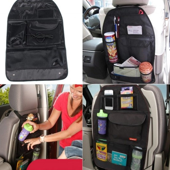 Car Seat Back Organizer with Multiple Storage Pockets – W06691