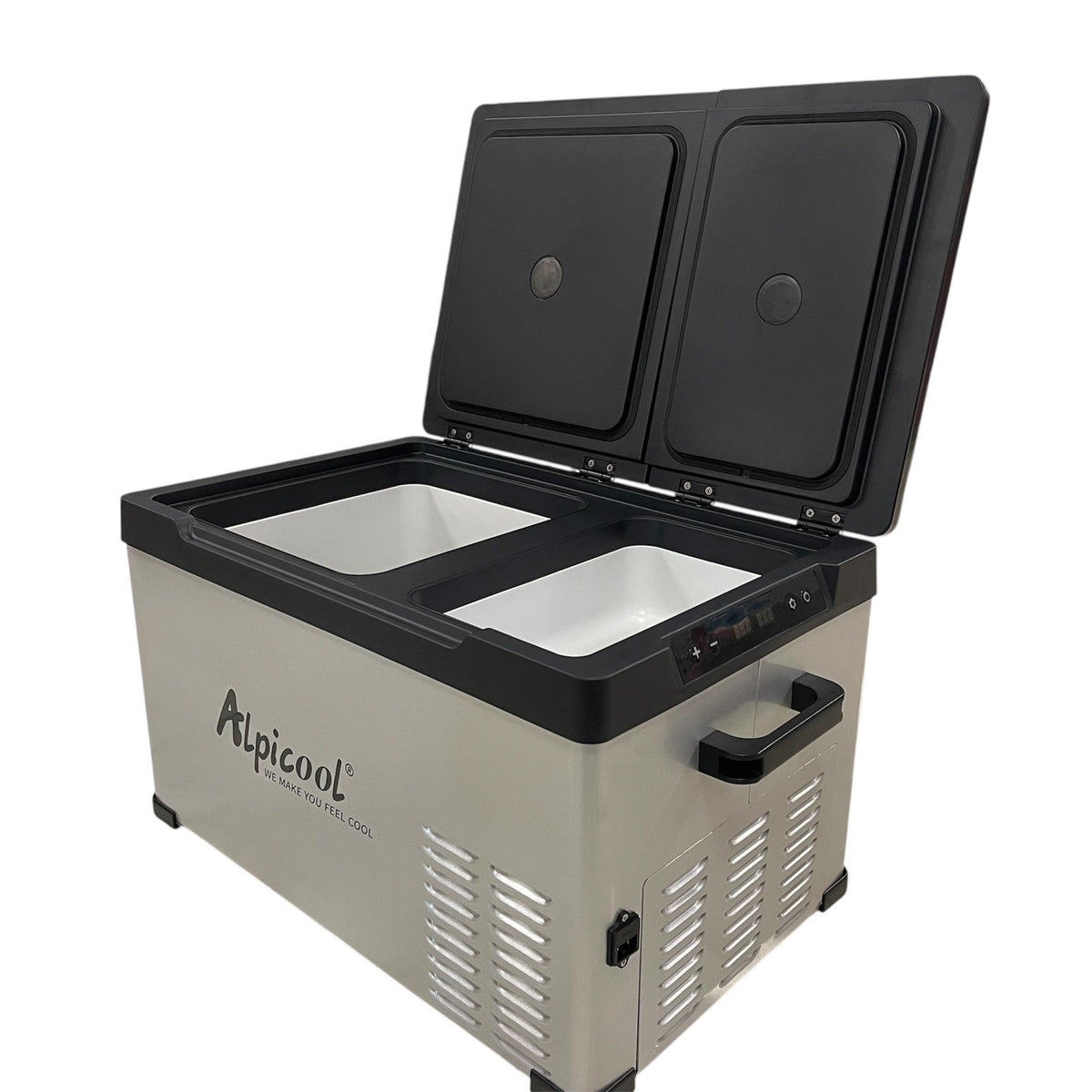 Хладилна кутия за автомобил и къмпинг Alpicool CD35 – 22 л, две отделения, 12V / 24V / 220V – снимка 3