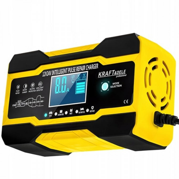 Автоматично зарядно устройство KRAFT&DELE KD1291, 12 / 24 V, 10 A / 5 A, LED дисплей