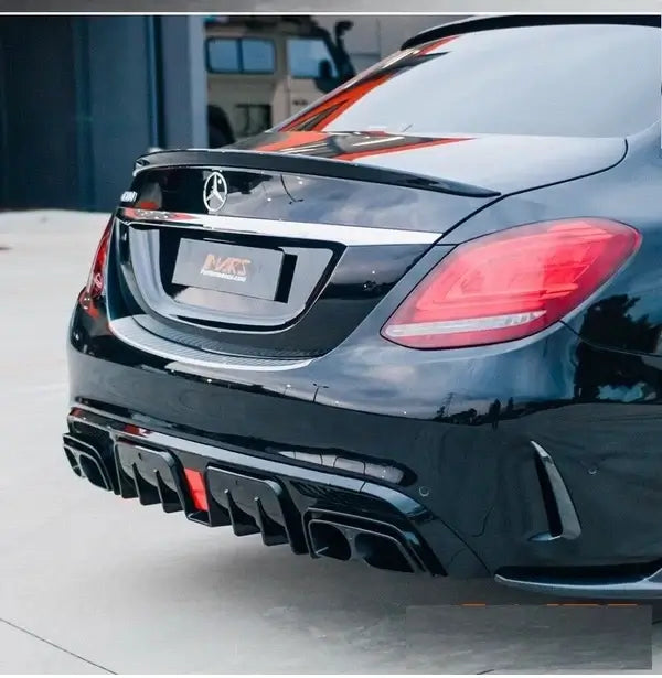Дифузьор с накрайници brabus optik за Mercedes c-class w205 / s205 – снимка 5
