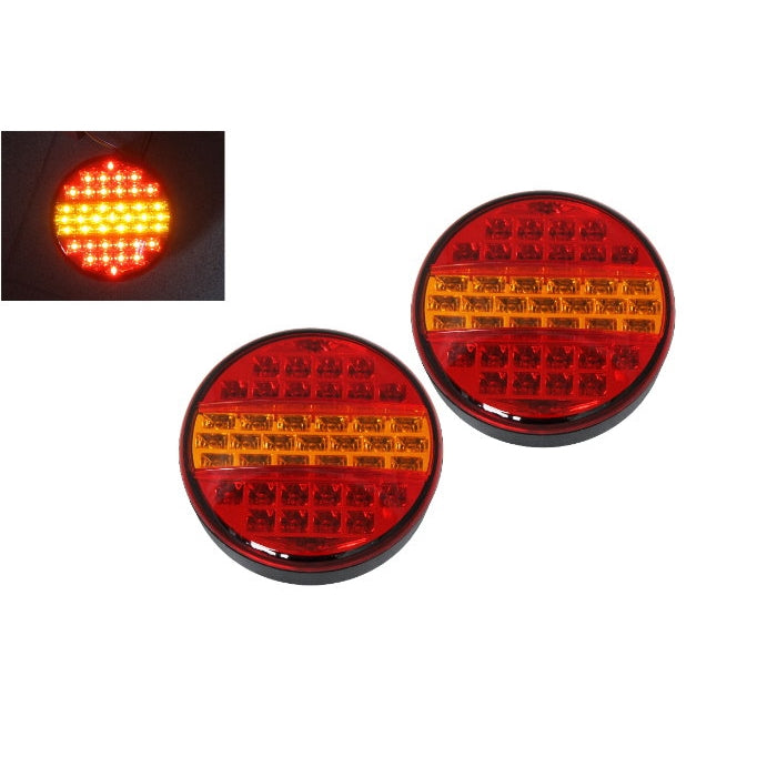 Диоден стоп LED кръгъл 3 светлини Ф14см - T459 – снимка 3