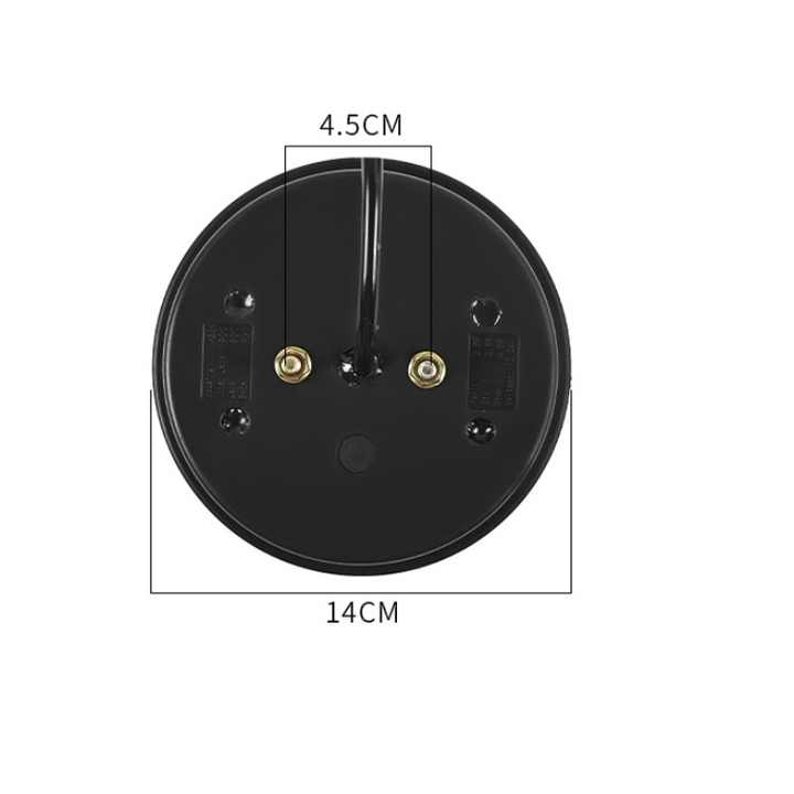 Диоден стоп LED кръгъл 3 светлини Ф14см - T459 – снимка 2