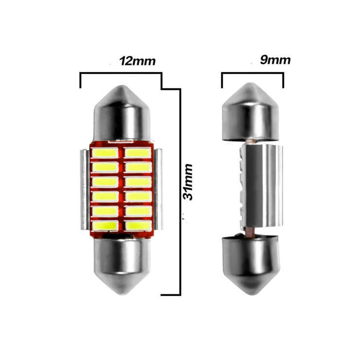 LED Крушки за плафон 31мм 12 / 24V G-TECH - T270 – снимка 3