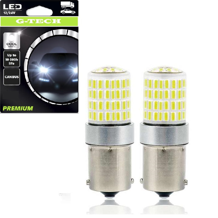 LED крушка бяла BA15s G-Tech 12 / 24V - T465
