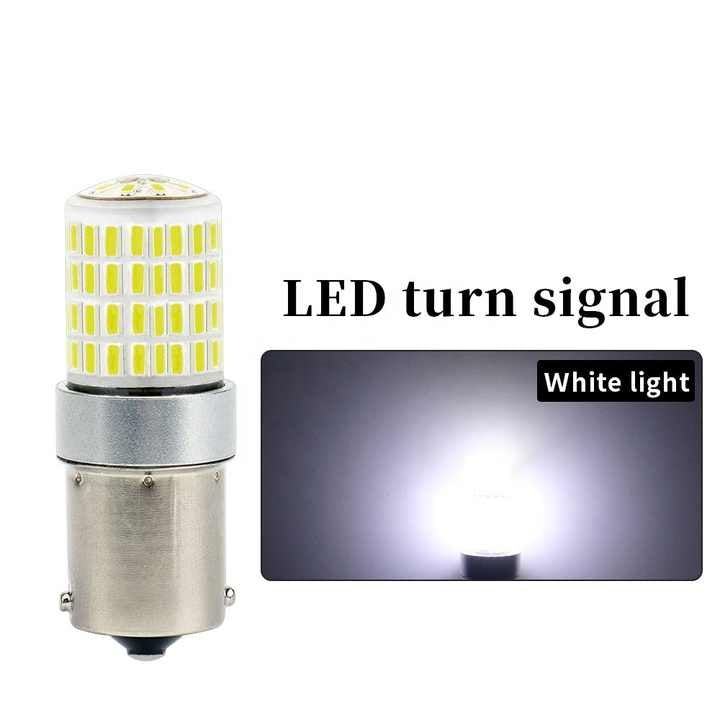 LED крушка бяла BA15s G-Tech 12 / 24V - T465 – снимка 2