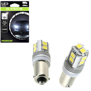 LED крушка бяла BA9s G-Tech 12 / 24V - T466
