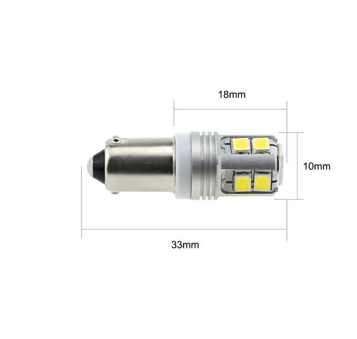 LED крушка бяла BA9s G-Tech 12 / 24V - T466 – снимка 3