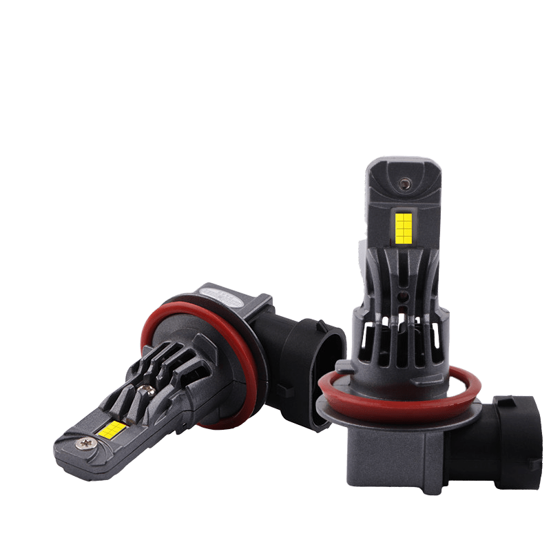 Диодни крушки H11 200W с вграден вентилатор – снимка 2