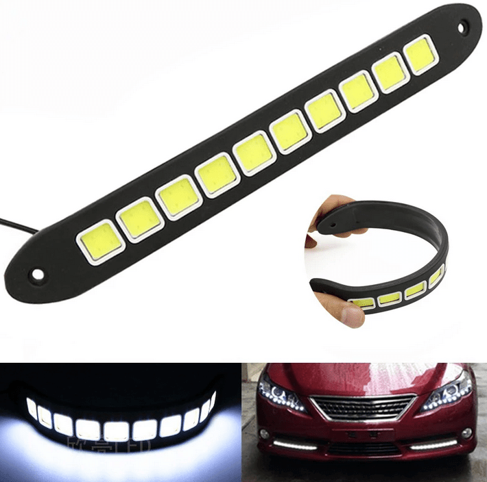 Дневни светлини тип DRL 12V - Гумирани
