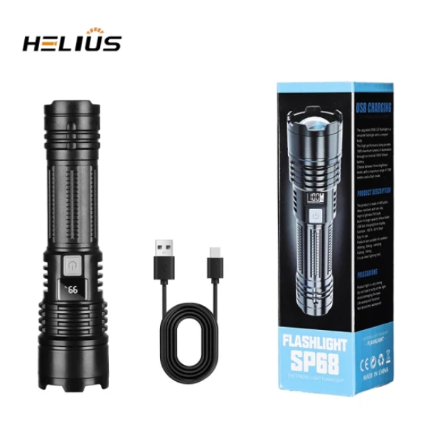 LED фенер USB зареждане