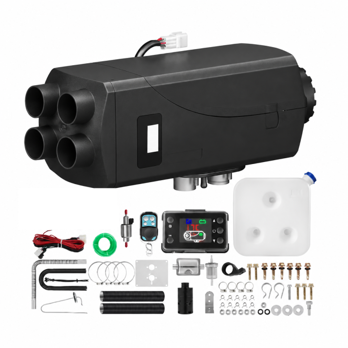 Суха дизелова печка G-tech 8 kW, 12V/24V с дистанционно управление и LCD дисплей