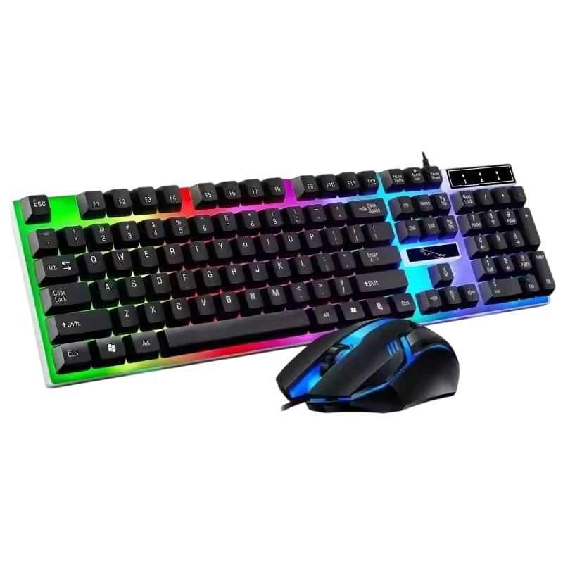 LED комплект RGB клавиатура и мишка KLGO - T962 – снимка 2