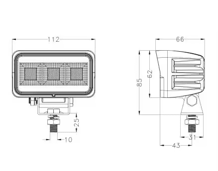 LED Халоген / работна лампа 12 / 24V - T770 – снимка 4