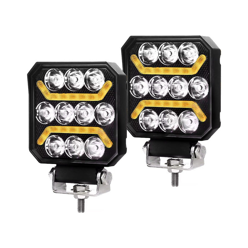 Диоден халоген LED бяла и жълта светлина габарит, 12 / 24V - T456