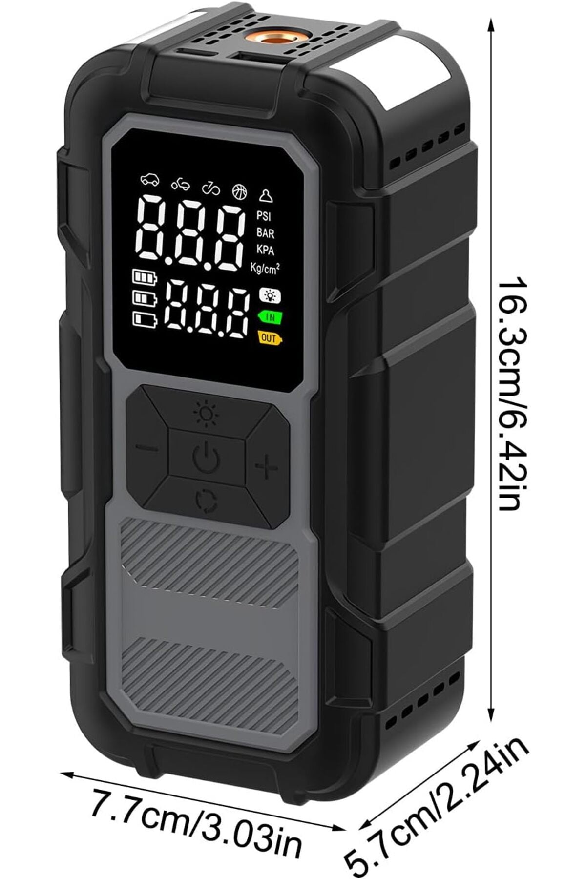 Компресор + стартер за автомобил JumpStarter 2в1 8000Mah – снимка 6