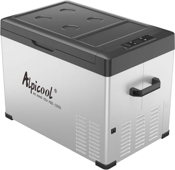 AlpiCool 40L Портативен Компресорен хладилник 40 литра 12V 24V 220V, Хладилна Кутия, Фризер