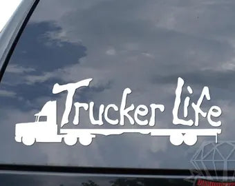 Декоративен стикер Trucker Lifer - T899 – снимка 2