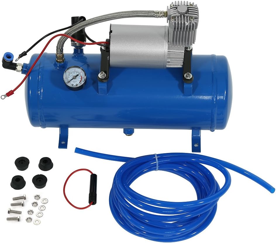 ВЪЗДУШЕН КОМПРЕСОР 150PSI Маслен резервоар 6L 12V - T514