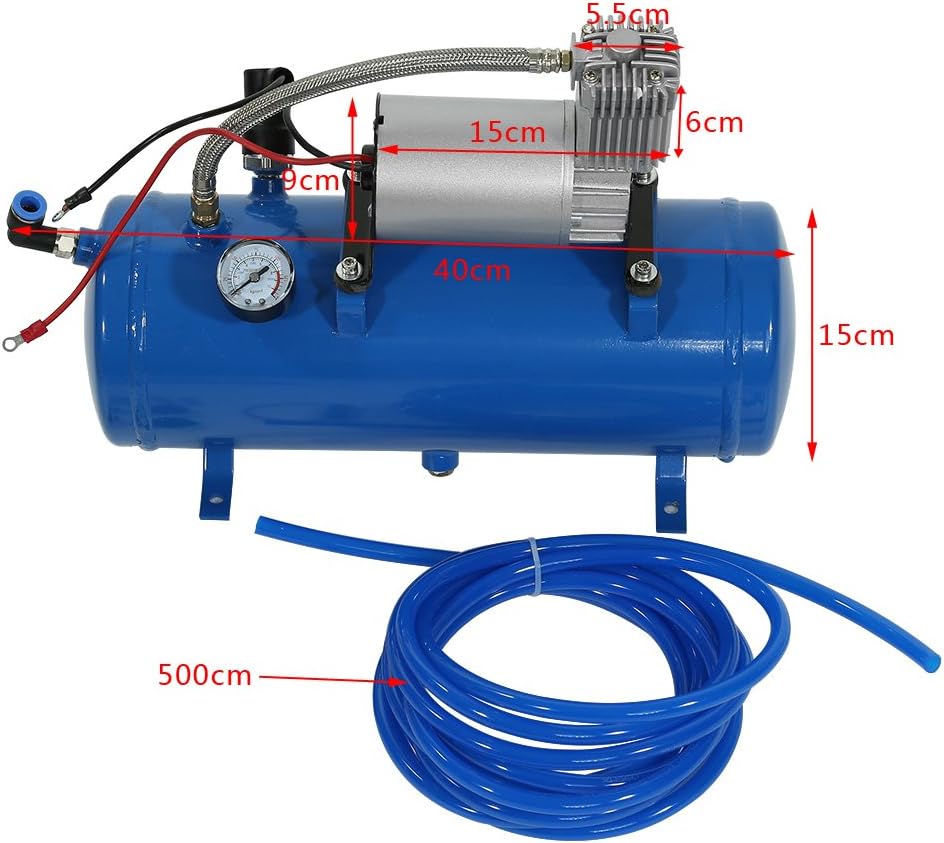 ВЪЗДУШЕН КОМПРЕСОР 150PSI Маслен резервоар 6L 12V - T514 – снимка 5