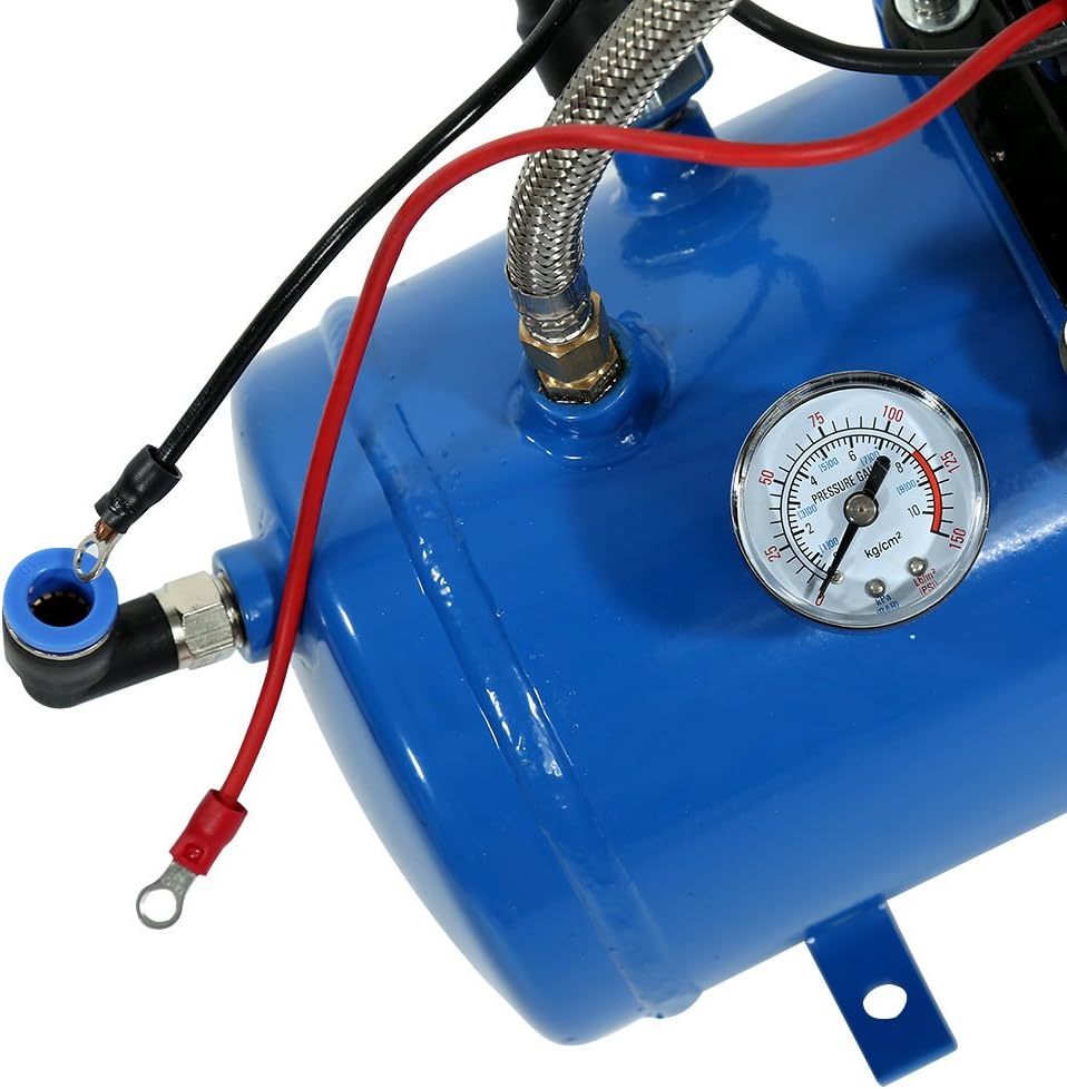ВЪЗДУШЕН КОМПРЕСОР 150PSI Маслен резервоар 6L 12V - T514 – снимка 6
