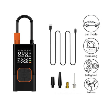 Безжичен дигитален компресор за гуми 4000mah , 150PSI, Презареждаем