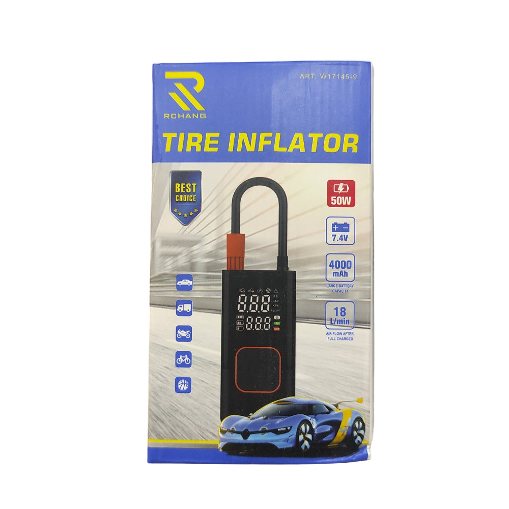 Безжичен дигитален компресор за гуми 4000mah , 150PSI, Презареждаем – снимка 4