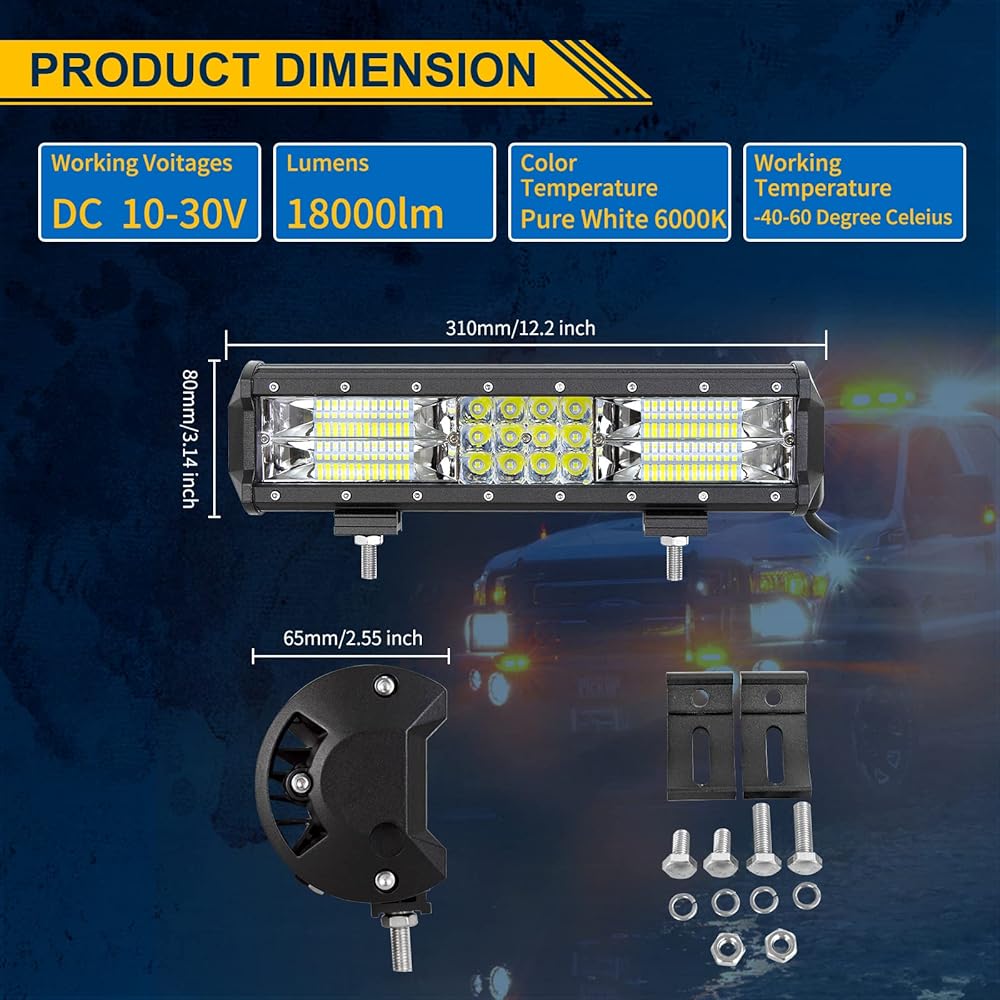 180w диоден лед бар / LED bar 31см – снимка 2