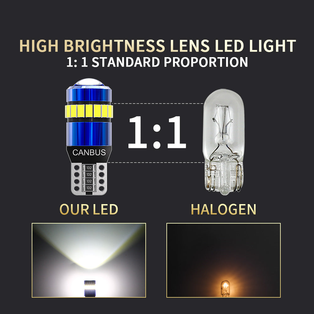 LED крушка бяла T10 G-Tech 12 / 24V - T848 – снимка 3