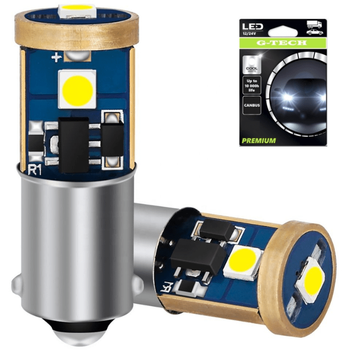 LED крушка бяла BA9s G-Tech 12 / 24V - T849