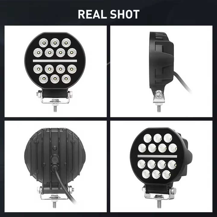 Диоден халоген LED светлини габарит, жълта 12 / 24V 50W - T458 – снимка 3