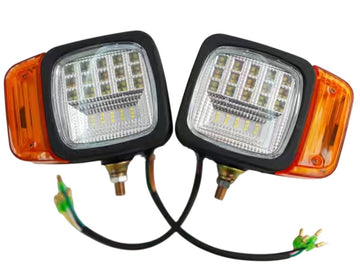 1 брой LED фар за трактор 12 / 24V със долно захващане – T782