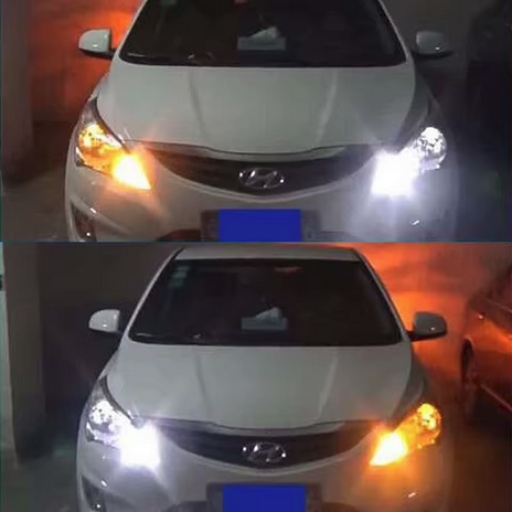 LED крушки за дневни светлини + мигач T20 – снимка 3