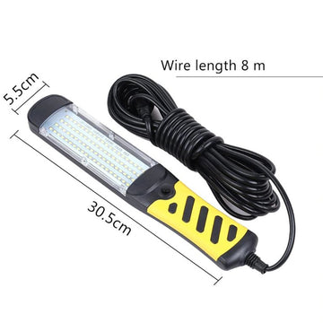 Преносима LED работна лампа за гараж, 220V