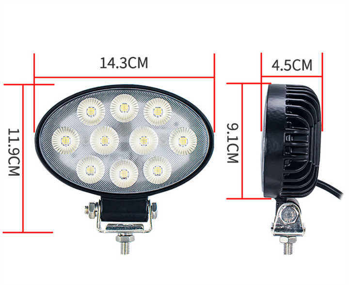 Диоден халоген LED 40W , бяла 12-60V – снимка 3