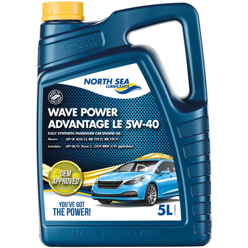 North sea wave power advantage le 5w-40 5l