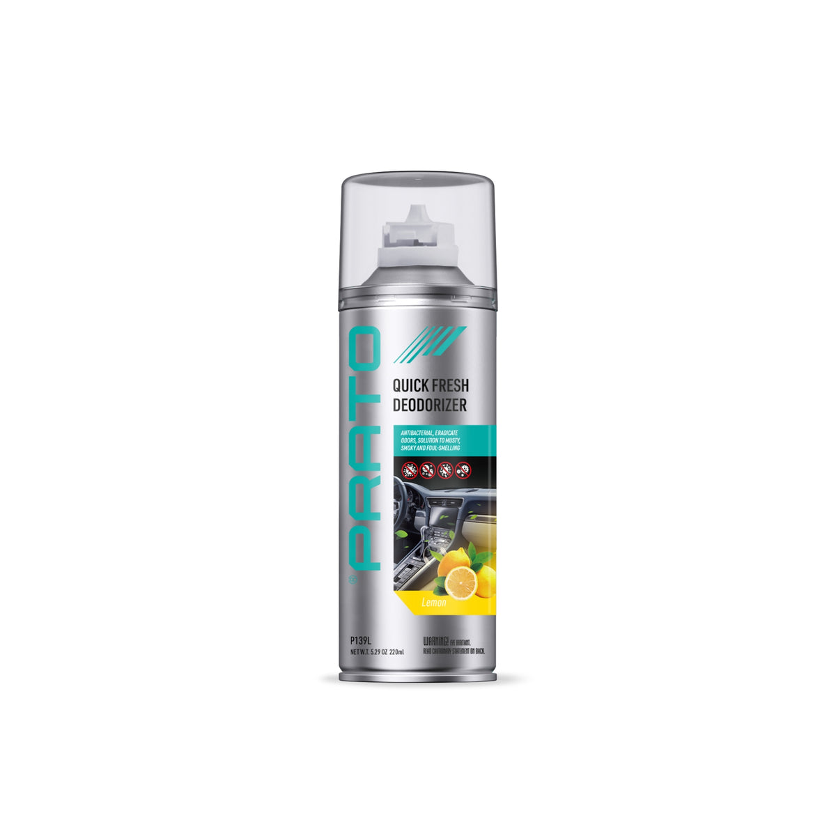 Спрей за почистване на климатична система QUICK FRESH 220ml PRATO – снимка 2
