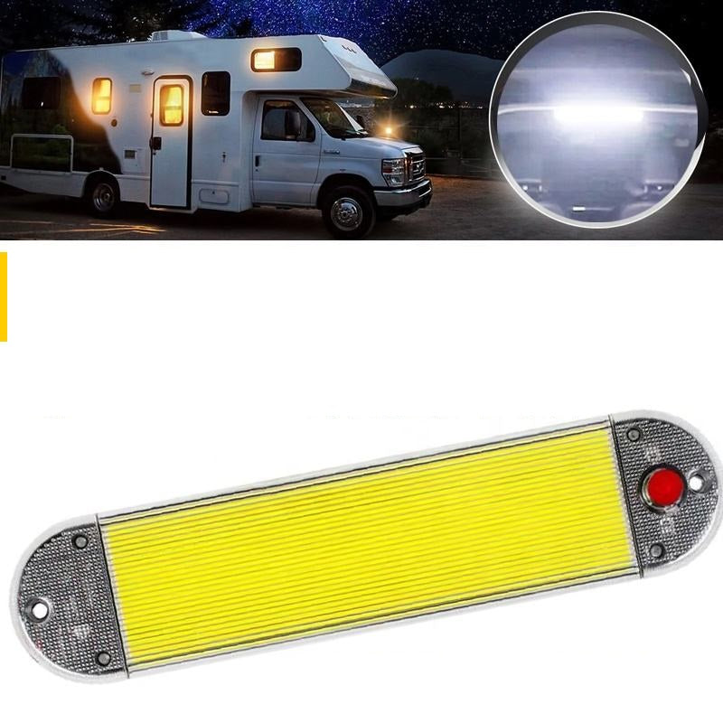 Плафон за осветление ЛЕД на кабина, каравана, кемпер, багажник 12 / 24V - T818 – снимка 2