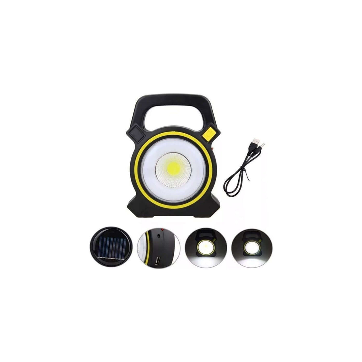 LED COB Соларен Прожектор JY-819A – снимка 2