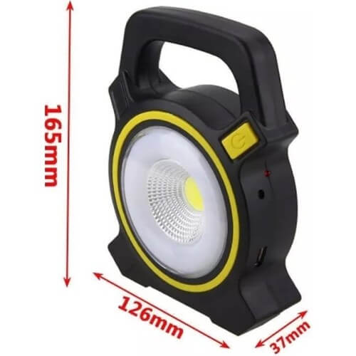 LED COB Соларен Прожектор JY-819A – снимка 3
