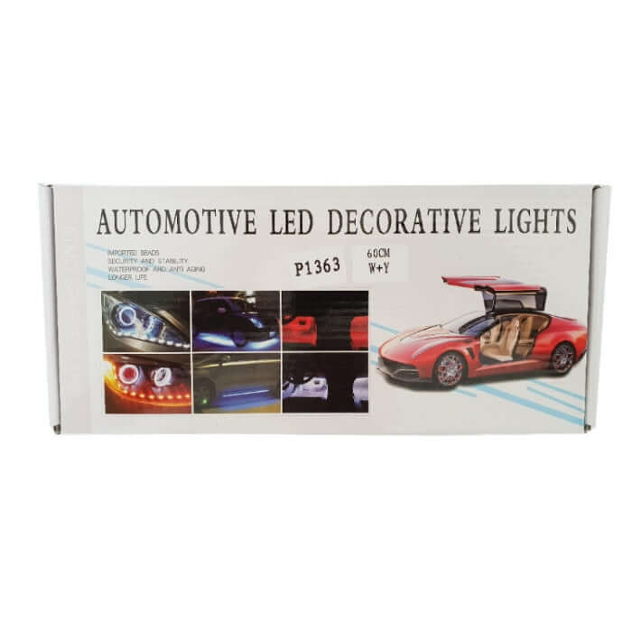 Силиконови LED ленти за фарове с функция мигач – снимка 2