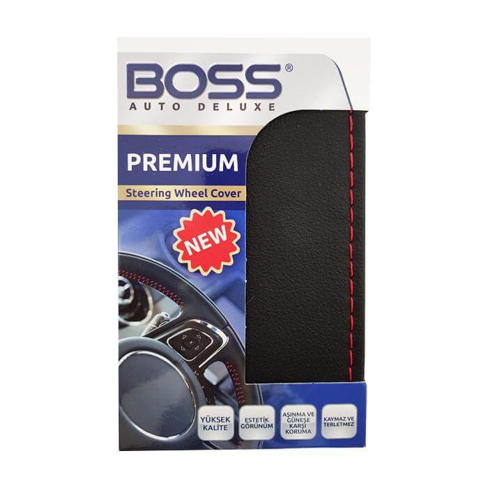 Калъф шиещ Boss - черен с червено